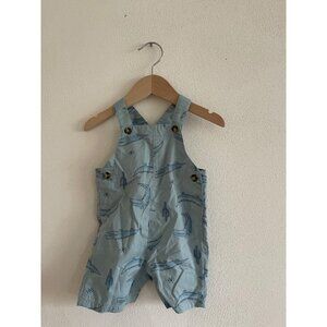 Brand New Boys Carter's 12 Month Blue Alligator Overalls